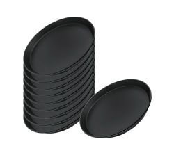 10er SET ZENKER Backblech rund, 30 cm mit Antihaftbeschichtung / Serie Black Metallic / Pizzablech / Ofenblech