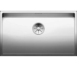 BLANCO Spüle CLARON 700-IF Edelstahl Seidenglanz mit InFino®-Ventil in Handbetätigung / Edelstahlbecken