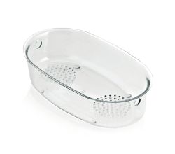 PYRAMIS 525000201 Restebeckeneinsatz aus Kunststoff / Resteschale transparent / Einsatz