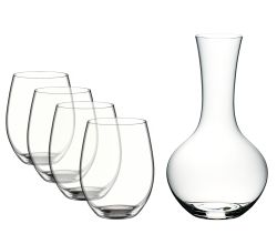 RIEDEL 5414/30 THE O WINE TUMBLER Cabernet/Merlot u. Syrah Dekanter VORTEILSSET