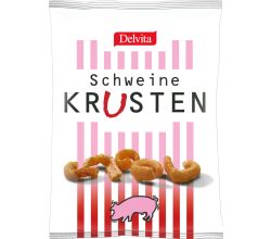 Delvita Schweinekrusten 125 g / Speckkrusten / Knabberei / low carb Snack