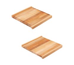 METALTEX 561035000 Backbrett/Schneidbrett 35x35x2 cm aus Buchenholz, beidseitig verwendbar