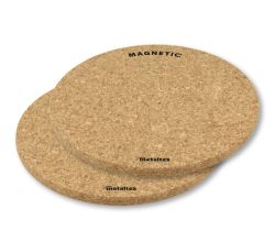 METALTEX 563607000 Kork Topfuntersetzer mit Magnet 2er-Set Ø 20 cm