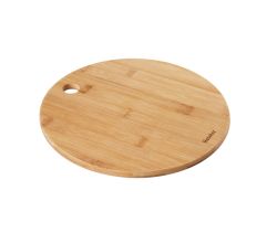 METALTEX 569067010 Schneidebrett Ø 25 cm x 1,0 cm Bambus / Schneidbrett / Schneidebrett Holz