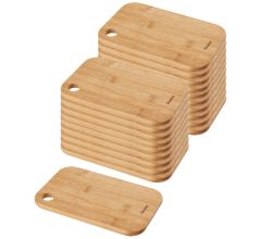 20er SET METALTEX 569704010 Schneidebretter 22 x 14 x 1,0 cm Bambus / Schneidbrett / Schneidebrett Holz