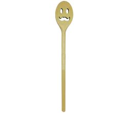 METALTEX 570310000 Kochlöffel oval 30 cm MR. aus Buchenholz mit Gesicht Mann / Backzubehör / Kochzubehör