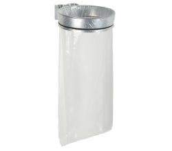 Rossignol 57118 Müllsackhalterung ECOLLECTO EXTREME für die Wand ohne Deckel, feuerverzinkt, 110 L