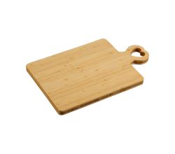 KESPER 58495 Schneidebrett mit Herzgriff, Bambus FSC, 36 x 22 x 1,8 cm