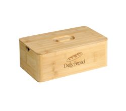 KESPER 58583 Brotkasten, Bambus, FSC, 33 x 20 x 12,7 cm / Brotbox mit Deckel / intergriertes Schneidebrett