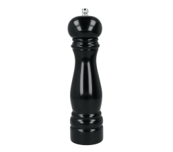 METALTEX 586045038 Pfeffermühle 22 cm in Schwarz lackiert, Holz