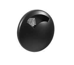 Rossignol 58645 Disco Wandascher 0,5 L, pulverbeschichteter Stahl, Mangangrau