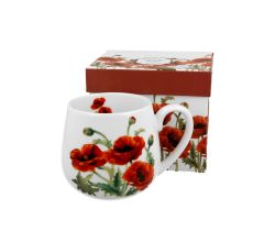 DUO FLORAL Fassbecher 430 ml CLASSIC POPPIES New Bone China Porzellan