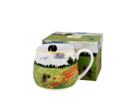 DUO ART GALLERY Fassbecher 430 ml POPPY FIELD New Bone China Porzellan