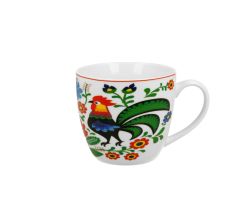 DUO ETNO Becher 460 ml FOLK ROCKS in Tragetasche, New Bone China Porzellan