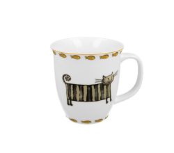 DUO ANIMALS Becher 650 ml CLASSIC CATS New Bone China Porzellan