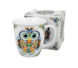 DUO ETNO Becher 650 ml OWL New Bone China Porzellan