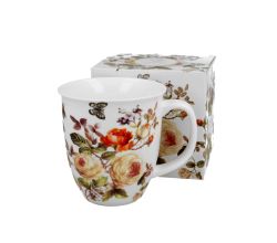 DUO FLORAL Becher 650 ml ZAHRA New Bone China Porzellan