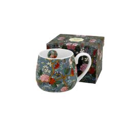 DUO ART GALLERY Fassbecher 430 ml BLUE New Bone China Porzellan