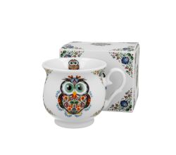 DUO ETNO Becher 500 ml ETNO OWL New Bone China Porzellan
