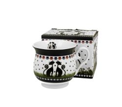 DUO ETNO 34332 Becher 500 ml INDIGO New Bone China Porzellan