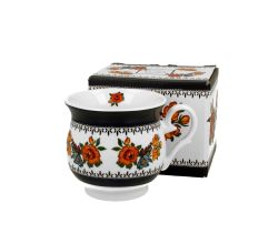 DUO ETNO 34363 Becher 500 ml INDIGO New Bone China Porzellan