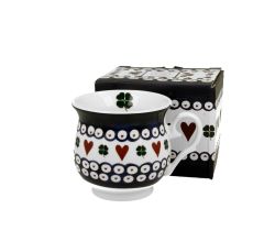 DUO ETNO 34394 Becher 500 ml INDIGO New Bone China Porzellan