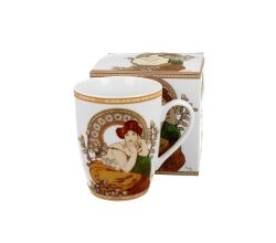 DUO ART GALLERY Klassischer Becher 360 ml TOPAZ New Bone China Porzellan