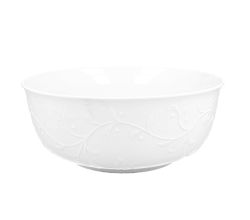DUO WHITE Salatschale 22,5 cm HEMINGWAY New Bone China Porzellan