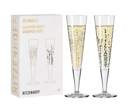 Ritzenhoff 6031005 Champagnerglas-Set H23 GOLDNACHT Romi Bohnenberg 2023