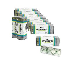 10er SET 60 L Abfallbeutel 10er Pack / Müllbeutel / Mülltüte / Biobeutel / Kompostbeutel / Bio4Pack