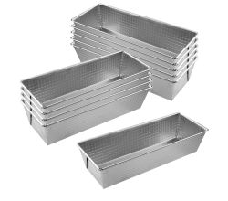 10er SET ZENKER Königskuchenform 25 cm / Serie Silver / Backform / Kastenform / Kuchenform