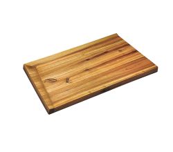 KESPER Schneid- und Servierbrett 48 x 36,5 cm aus Akazienholz / Schneidbrett / Schneidebrett Holz