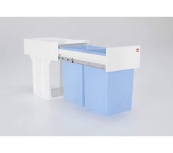 HAILO 3666661 AS Tandem 15/15 weiß AntiBak ab 30 cm Schrankbreite