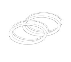 Dichtungssatz für Schock Armatur LEVA 511000 / Dichtungsringe / Dichtungs-Set