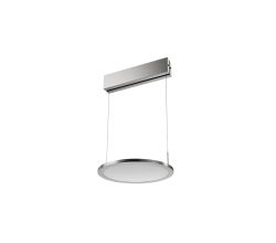 Wipo 7065032 Pendelleuchte PLATE 1R LED edelstahlfarbig eloxiert