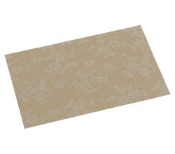 KESPER 77662 Platzset, Kunststoff, Flora-beige, 43 x 29 x 0,1 cm
