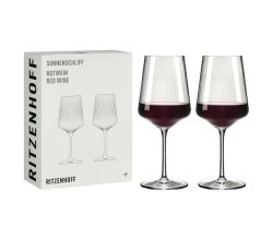 Ritzenhoff 8000002 Rotweinglas-Set #1 SONNENSCHLIFF RDT 2024 in Geschenkbox