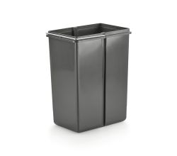 WESCO Ersatzeimer 10 L Anthrazit für Abfallsorter / Eimer / Mülleimer / Abfalleimer / Einsatz