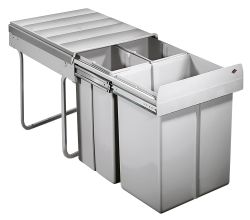 WESCO 757721-85 Abfallsorter 40 (2x10 + 20) Liter TRENTA 5 ab 40 cm Schrankbreite