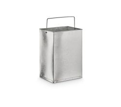 WESCO Einsatz 19 Liter für Standascher mit Dach, Edelstahl / Ersatzteil