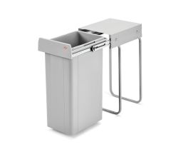 Wesco Abfallsorter 42 Liter Traditionline Single-Boy 545 S/300-1 ab 30 cm Schrankbreite, alugrau
