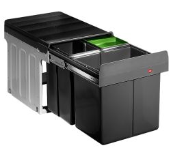 WESCO 88782111 Abfallsorter 32 (16 + 2x8) Liter TRIO MASTER ab 40 cm Schrankbreite