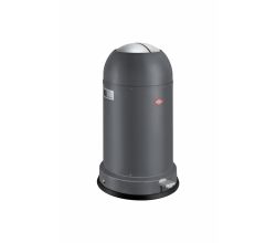 WESCO Tretabfalleimer 183631-77 KICKMASTER CL Soft in Graphit matt mit 33 Liter Volumen / Abfallsammler / Mülleimer