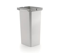 COX BASE Systembehälter 12,5 Liter in HELLGRAU / Eimer / Abfalleimer / Mülleimer / Zubehör