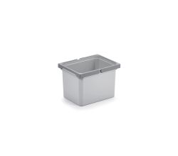 Ersatzeimer hellgrau 10T L für COX BOX 1T Abfallsorter / Eimer 10 L / Einsatz / Ersatzteil / Zubehör
