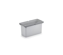 Cox® Systembehälter 10 Liter hellgrau für COX BOX Abfallsorter / Einsatz / Ersatzteil / Zubehör