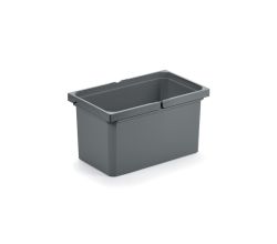 Naber Cox Systembehälter 8013330 anthrazit mit 13 Liter Volumen / Ersatzeimer / Cox-Serie