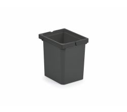 Naber Cox Systembehälter 8013491 anthrazit mit 7 Liter Volumen / Ersatzeimer / Cox-Serie