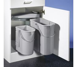 Wesco 703611-85 Abfallsorter ÖKO-1 / ab 50 cm Schrankbreite / Abfalleimer / Mülleimer / Schwenkeimer