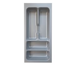 Naber 8030008 Besteckeinsatz 4 für 300er Schrank, B 218 x T 473 x H 50 mm, silbergrau